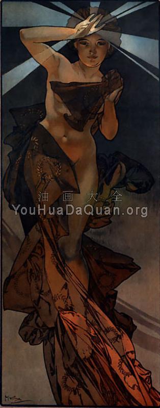 Morning Star - 阿尔丰斯·穆夏